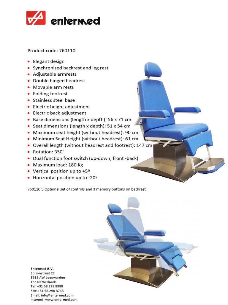 Fully Automatic Patient Examination Chair1 | PDF