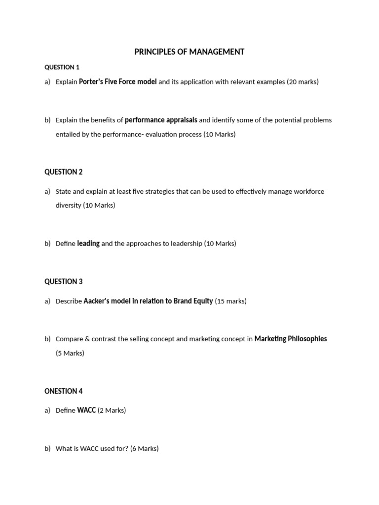 Principles of Management | PDF