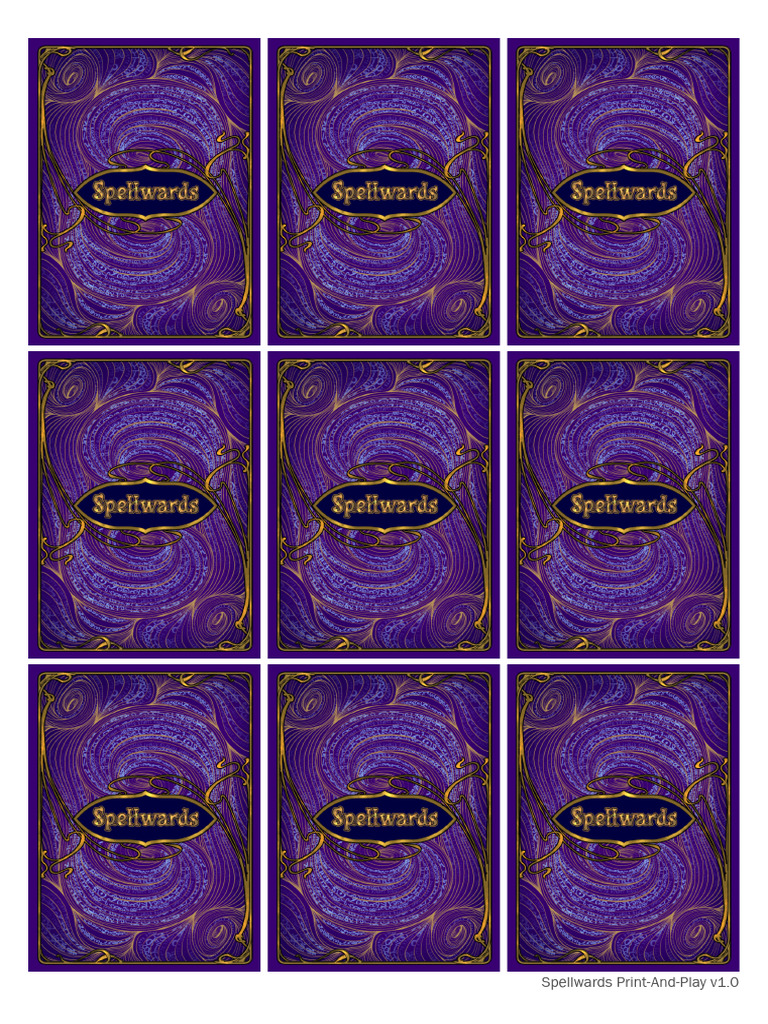Card Backs | PDF