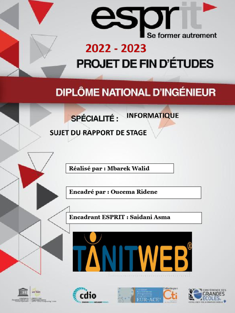 Rapport PFE Mbarek Walid-TW-2 | PDF | VMware | Génie logiciel