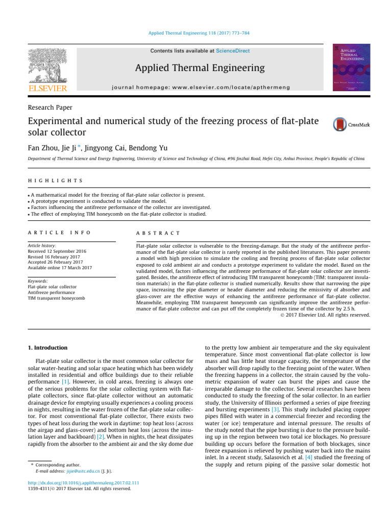 Zhou 等 - 2017 - Experimental and Numerical Study of the Freezing ...