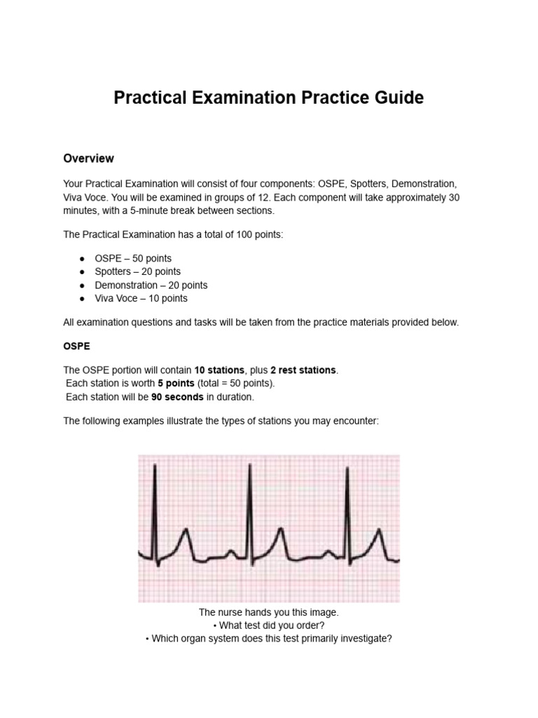 Practical Examination Practice | PDF | Heart | Physical Examination
