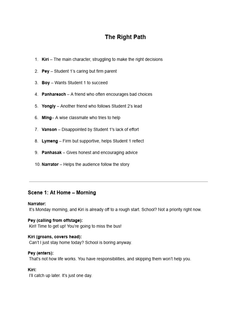 The Right Path | PDF