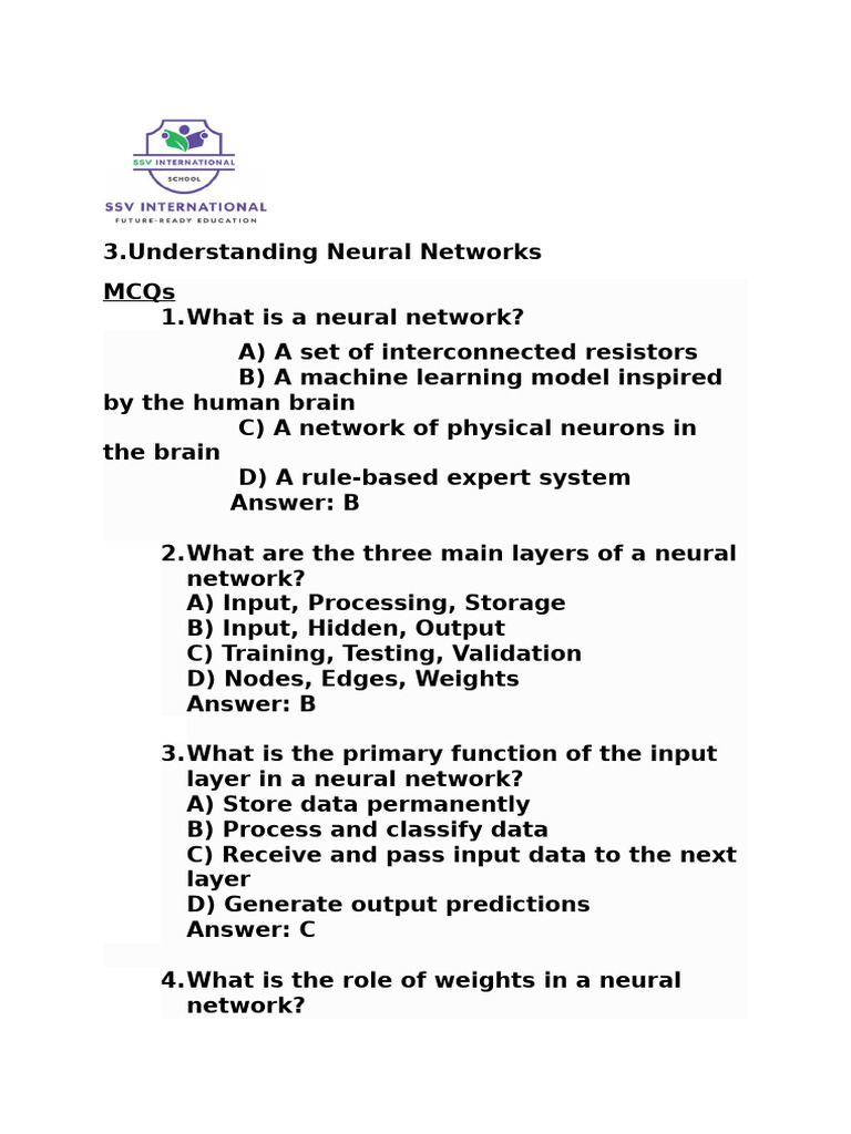 Understanding Neural Networks | PDF | Deep Learning | Learning