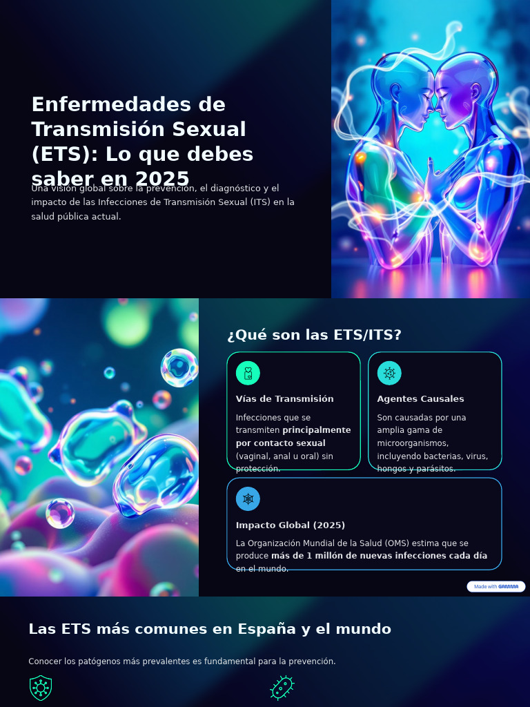 Enfermedades de Transmision Sexual ETS Lo Que Debes Saber en 2025 | PDF ...