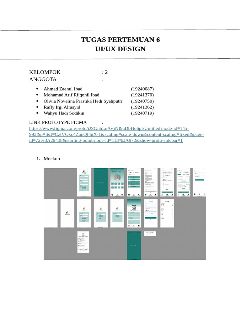 Tugas Ui - Ux Pert 6 | PDF
