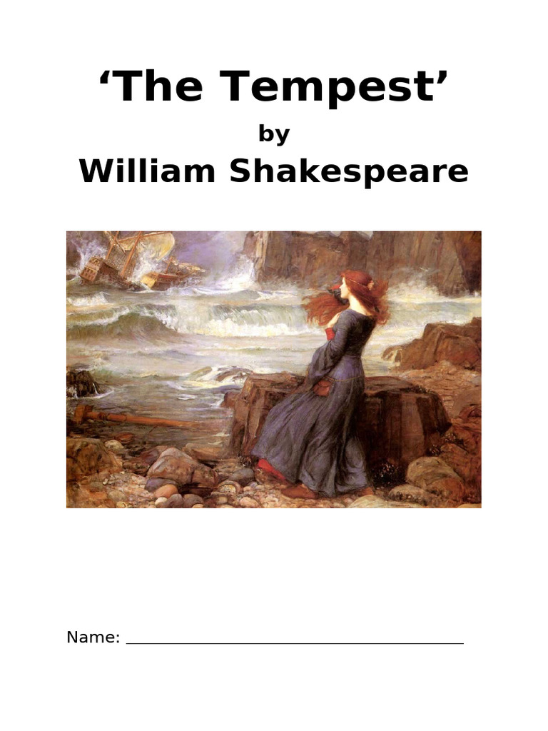The Tempest - Resource Booklet T | PDF | The Tempest | William Shakespeare