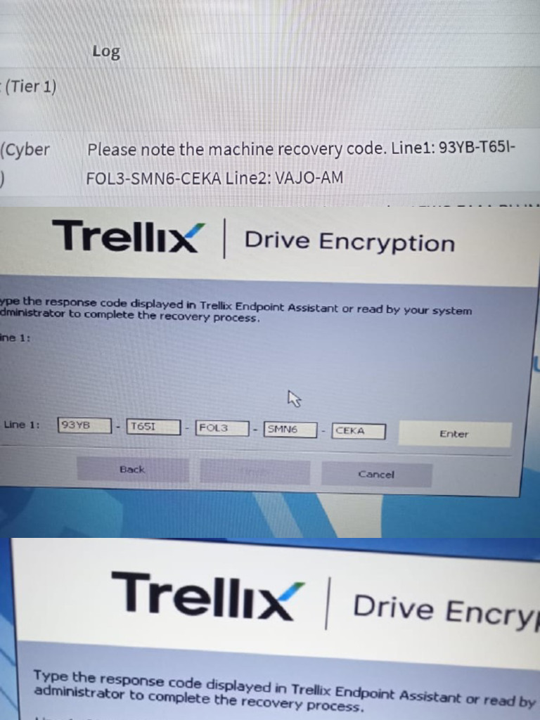 Recovery Response Error | PDF