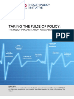 Taking The Pulse of Policy