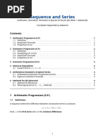 Class 11 Sequence and Series Notes | PDF