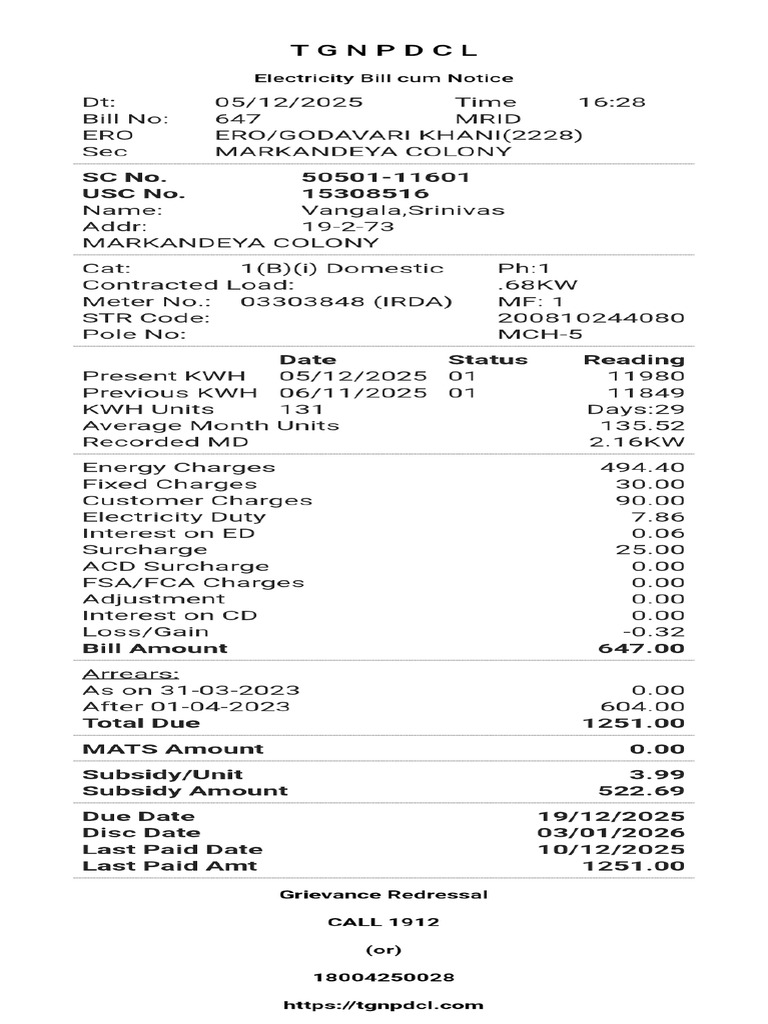 Bill MNCL | PDF