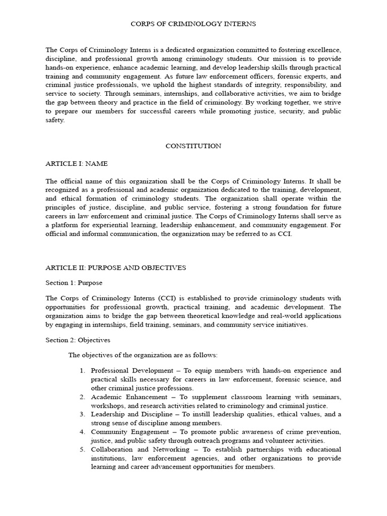 CCI-CBL2526 Revised | PDF | Criminology | Criminal Justice