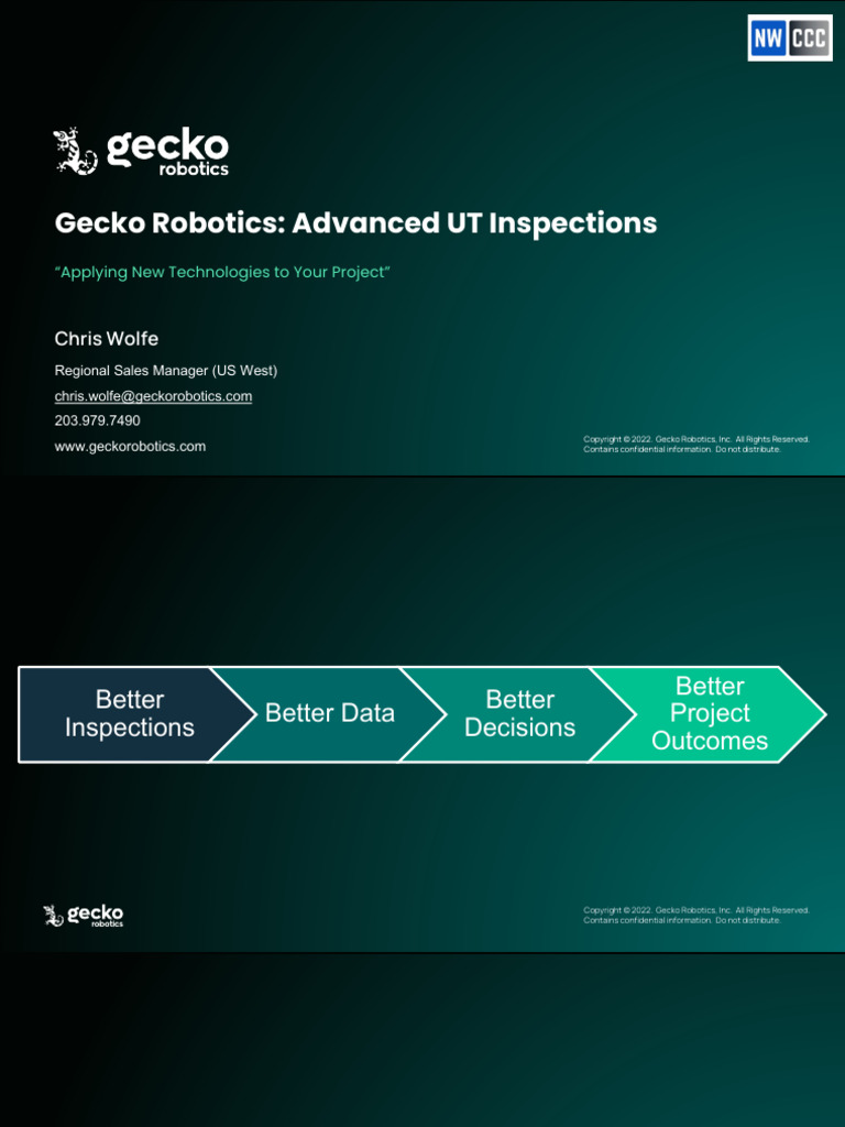 Gecko Robotics Presentation | PDF | Robotics | Information