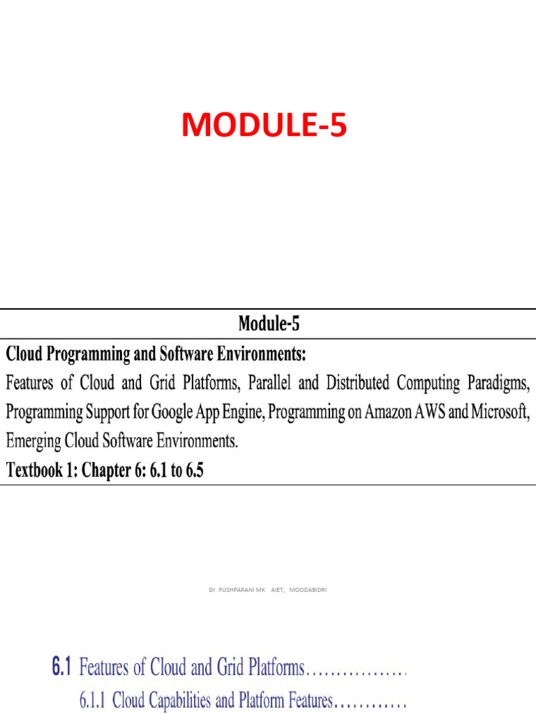 M5:Cloud Programming and Software Environments | PDF | Apache Hadoop ...