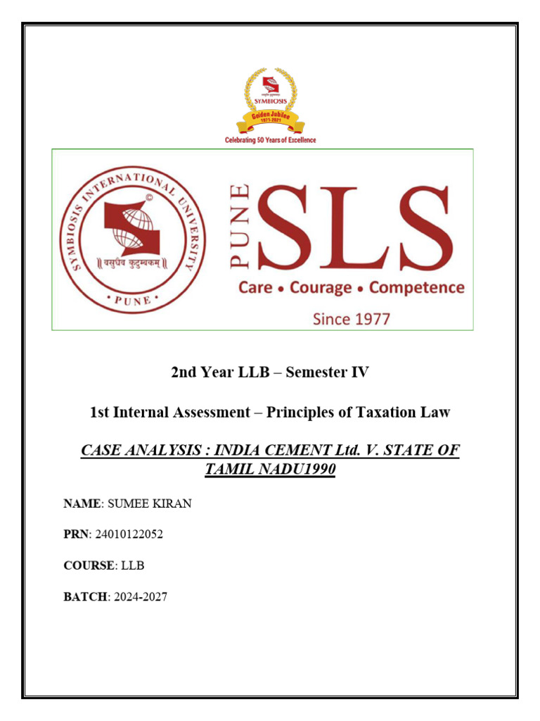 Sumee Kiran | PDF | Taxes | Supreme Court Of India