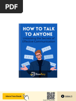 How to Talk to Anyone: PDF Guide | PDF | Nonverbal Communication | Body ...