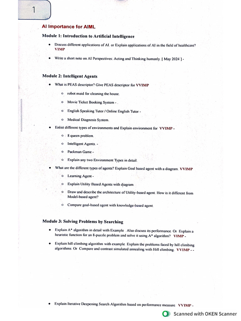 Ai Imp QB | PDF