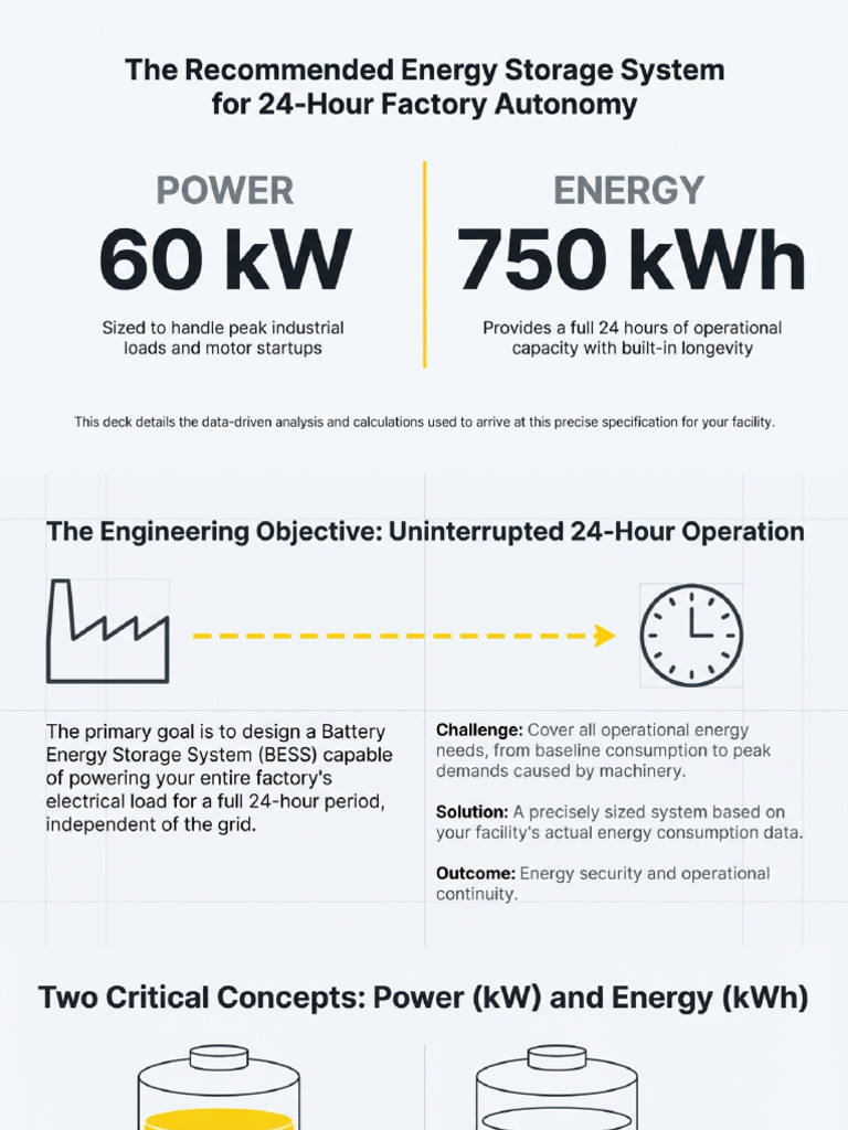 60 KW 750 KWh Autonomy Design (1) | PDF