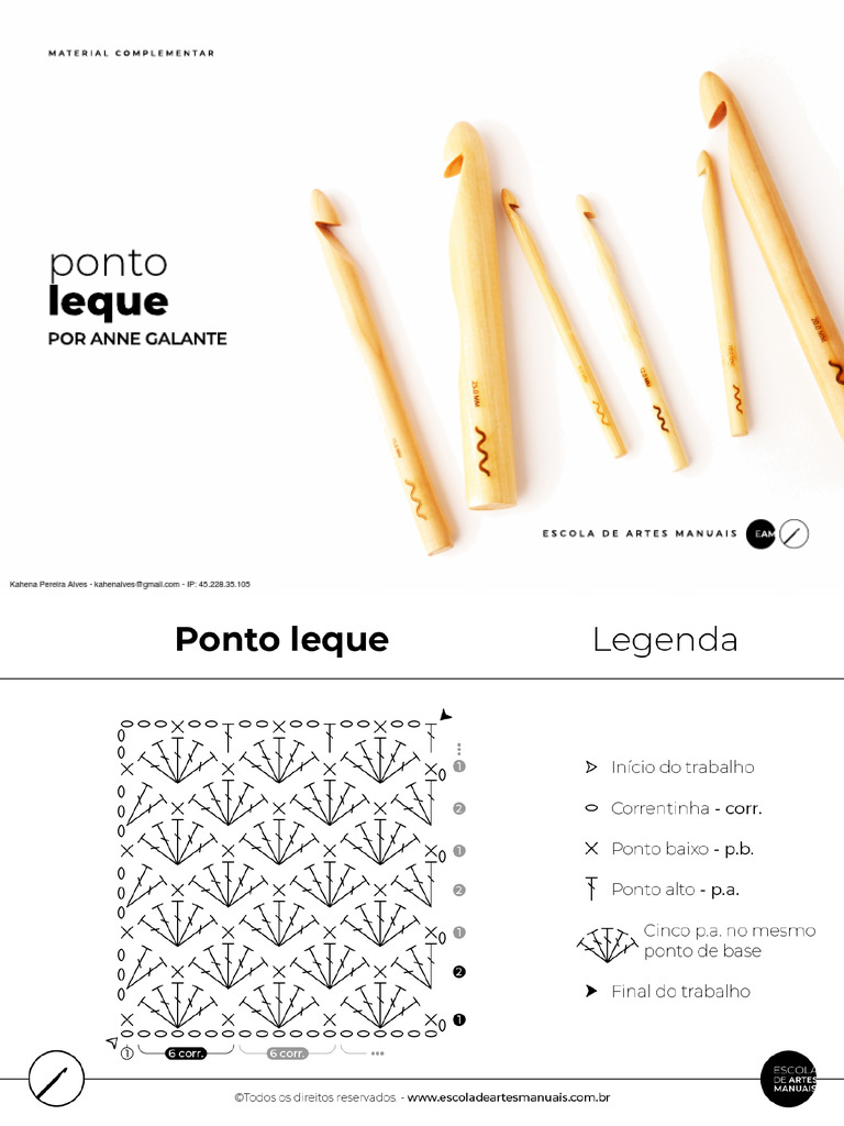 Ponto Leque - Módulo 01 - Design em Crochê | PDF