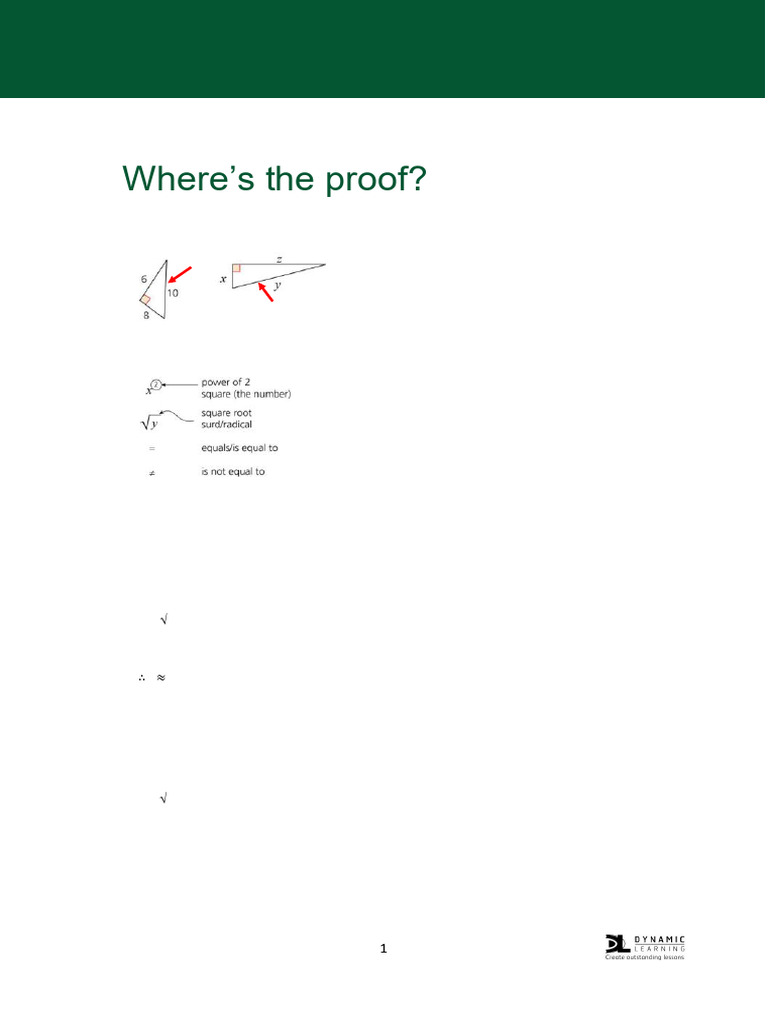 G8U4 Hodder Practice Pythagoras Answers | PDF | Polytopes | Geometric ...