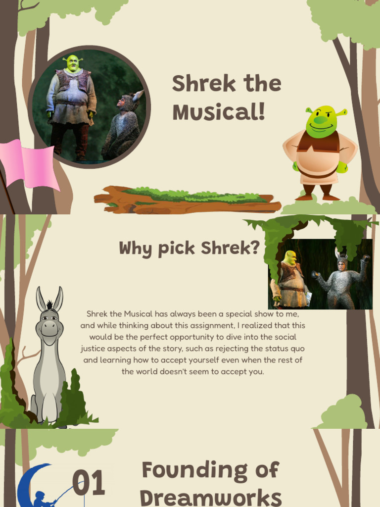 Shrek the Musical Presentation- Emma M (1) | PDF | Dream Works Animation