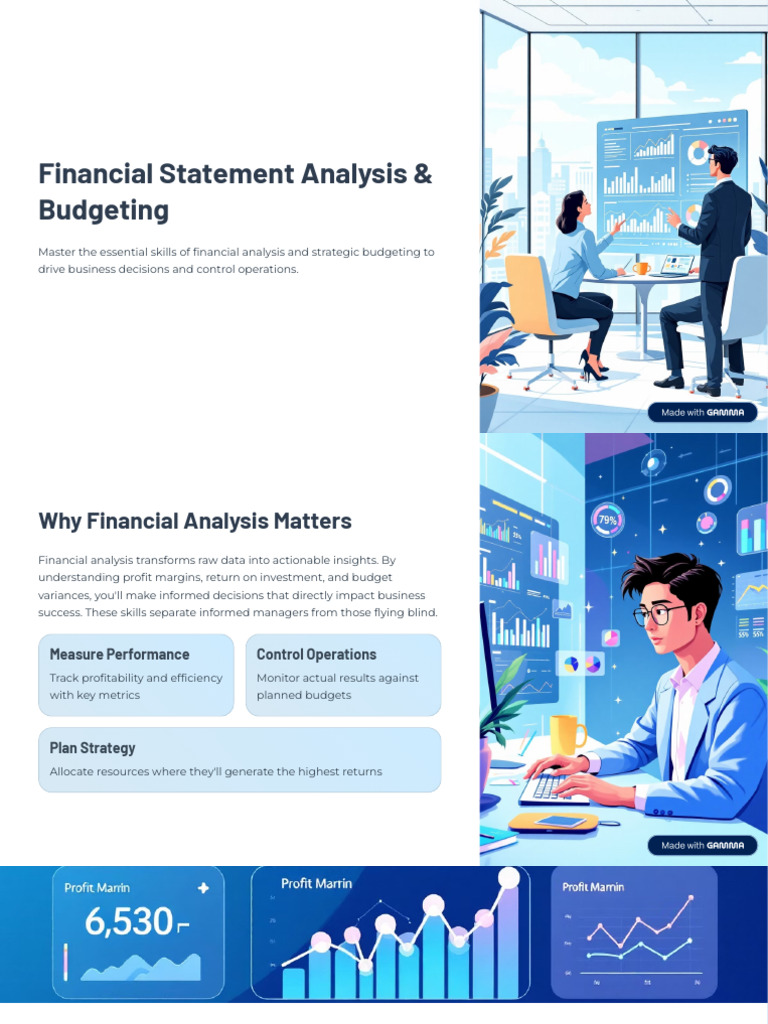 Financial Statement Analysis and Budgeting | PDF | Budget | Return On ...