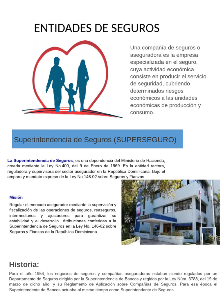 Entidades de Seguros | PDF | Seguro | Reaseguro