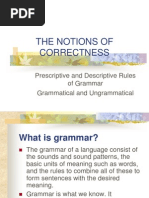 The Notion of Correctness