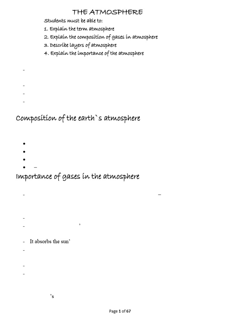 WEATHERNOTES | PDF | Precipitation | Atmosphere Of Earth