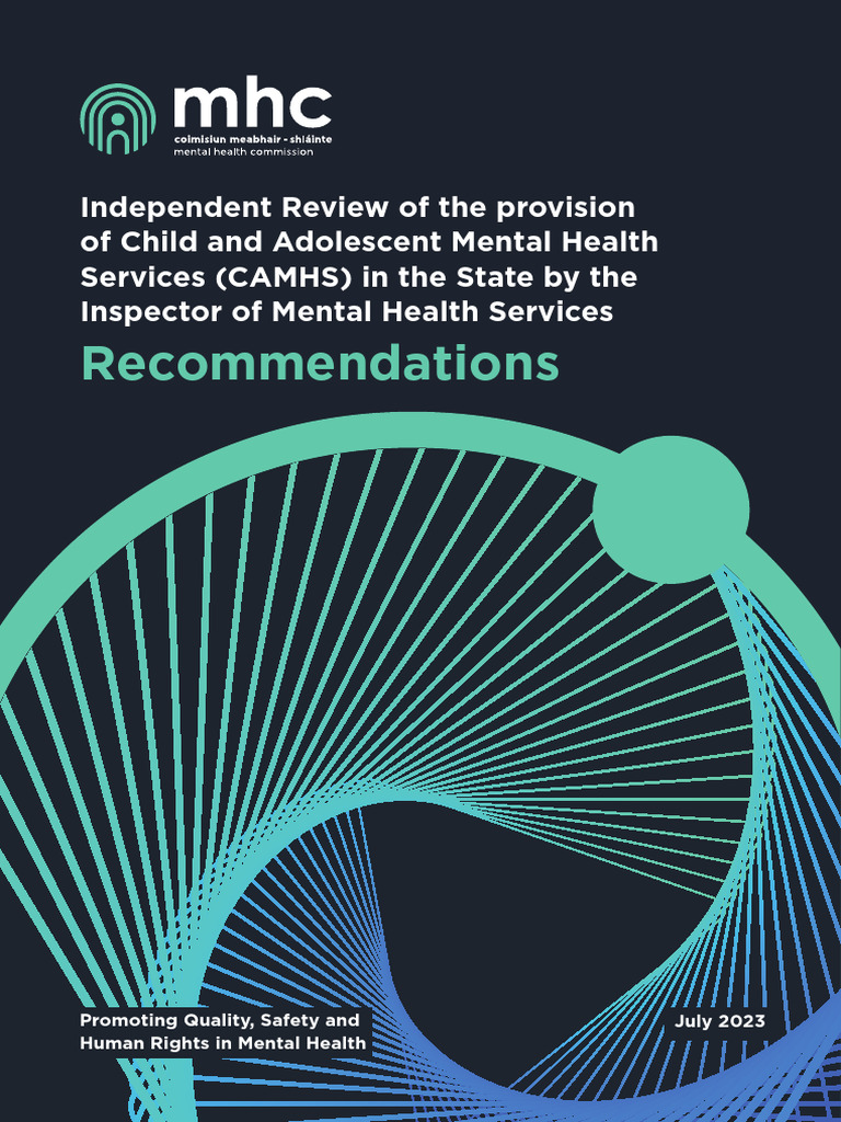 CAMHS Recommendations | PDF | Mental Health | Risk Management