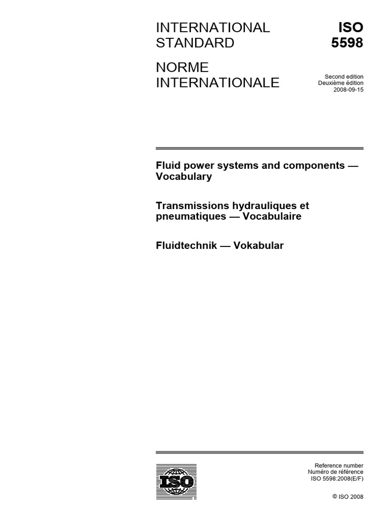 Iso 5598-2008 | PDF | Métrologie | Organisation internationale de ...