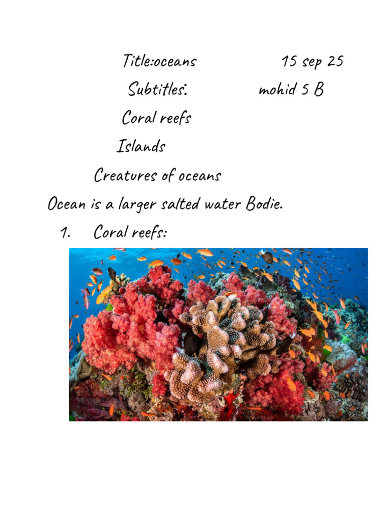 Oceans | PDF
