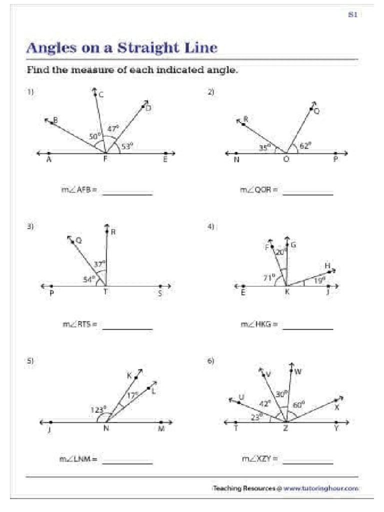 Missing Angles | PDF