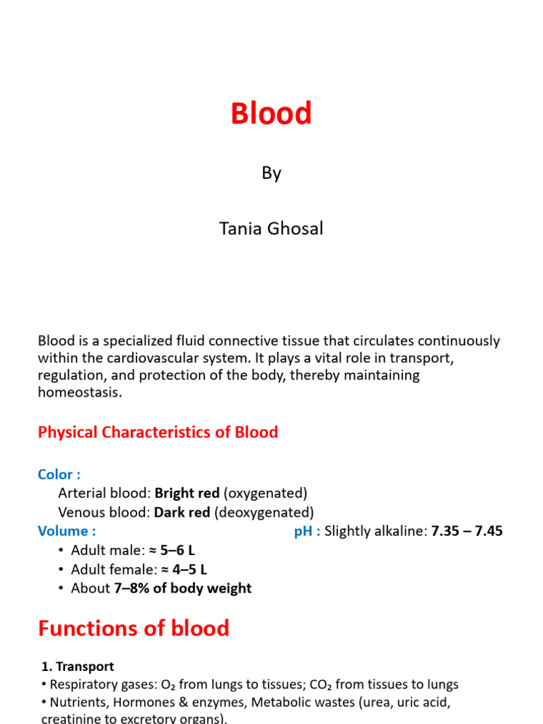 Blood | PDF | Coagulation | Blood Type