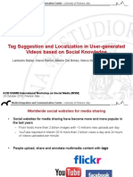 Tag Suggestion and Localization in User-Generated Videos Based On Social Knowledge