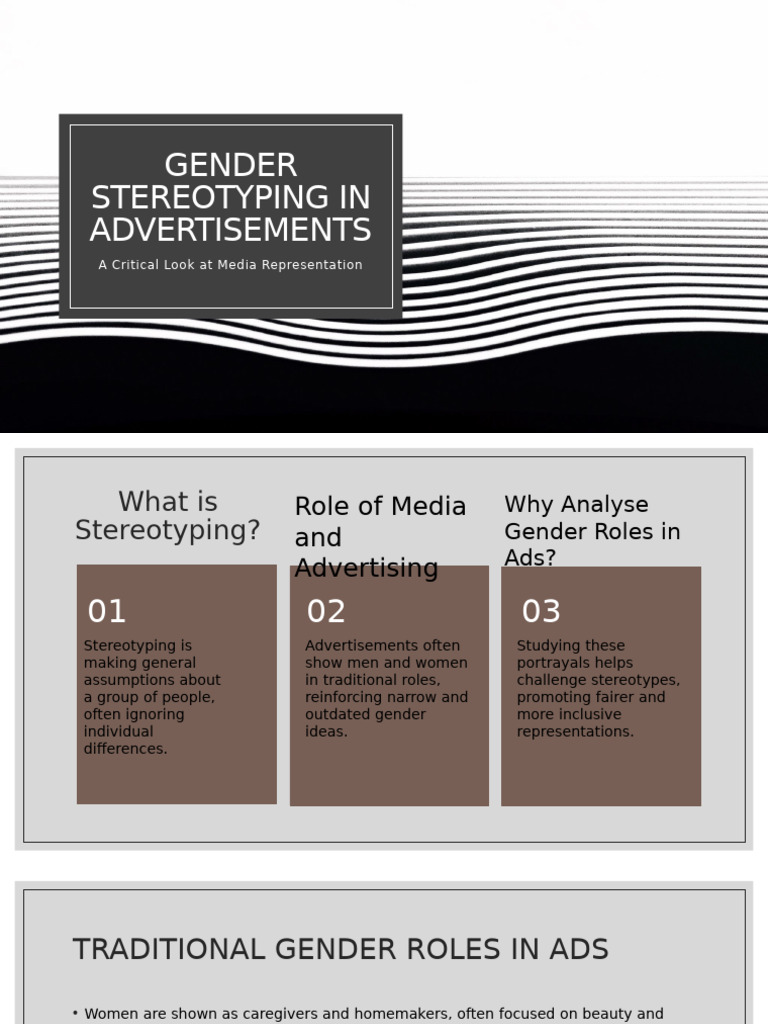 Gender Stereotyping in Advertisements | PDF