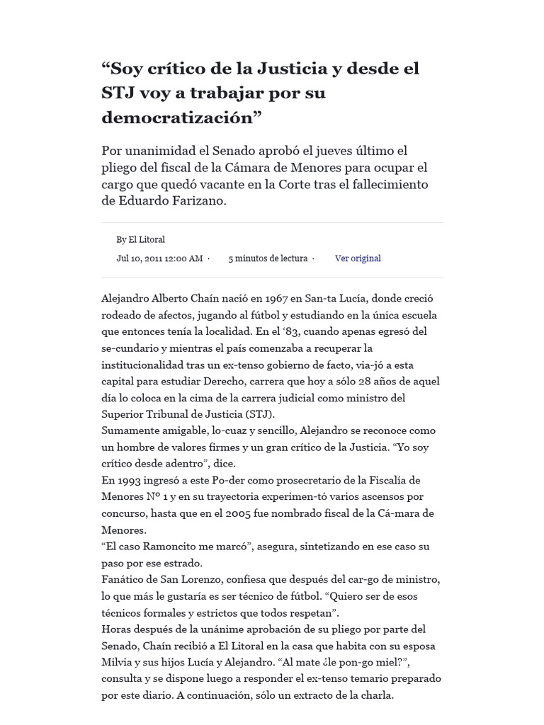 Soy crítico de la Justicia | PDF | Justicia | Crimen y violencia