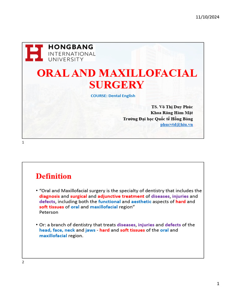Oral and Maxillofacial Surgery | PDF | Plastic Surgery | Oral And ...