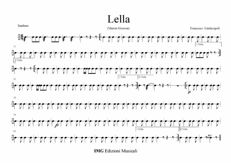 Lella Marcia Brillante Cardaropoli - 020 Tamburo | PDF