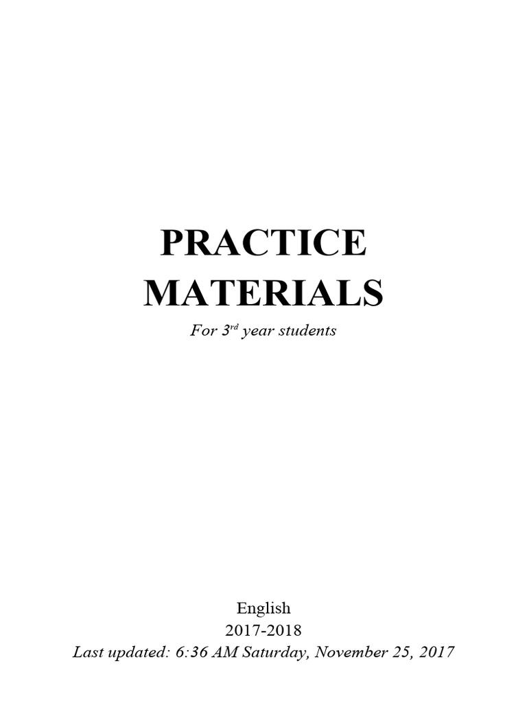 Eng 1 | PDF