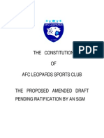 AFC Constitution Final Draft