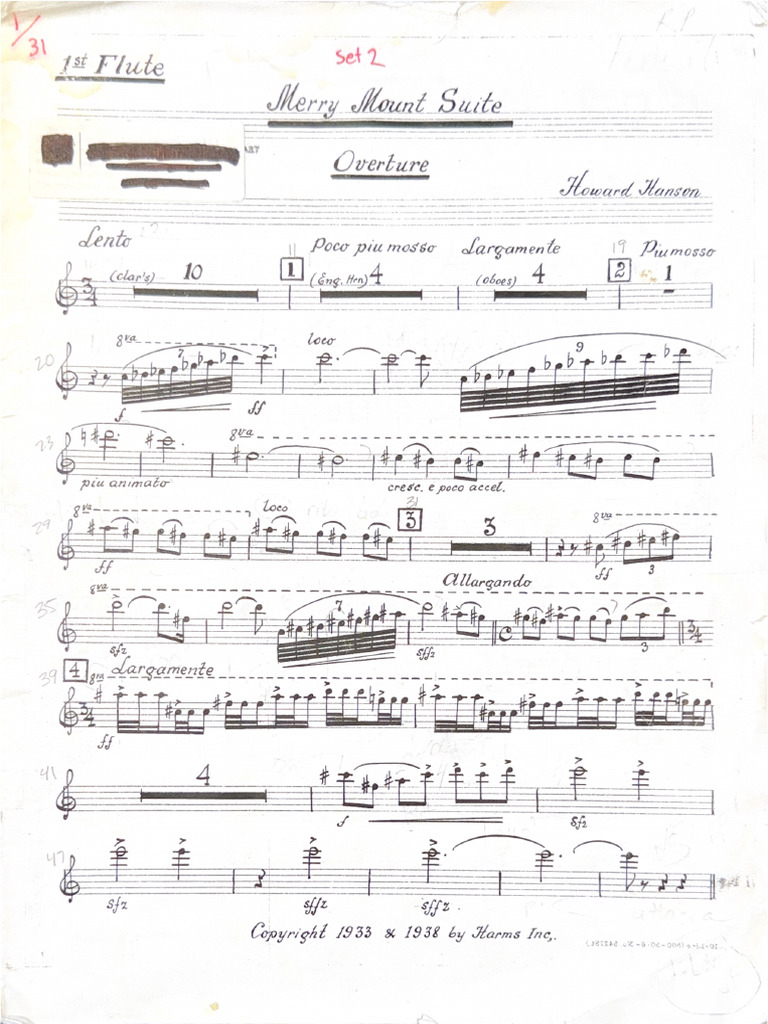 Merry Mount Suite Overture | PDF
