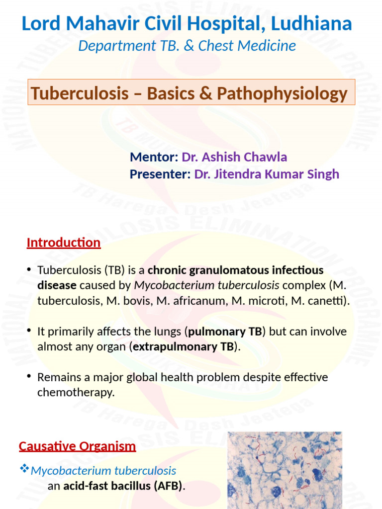 Tuberculosis - Basics & Pathophysiology | PDF | Tuberculosis | Microbiology