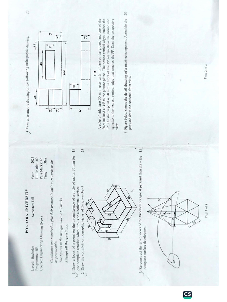 Drawing Past Question 251228 191329 | PDF