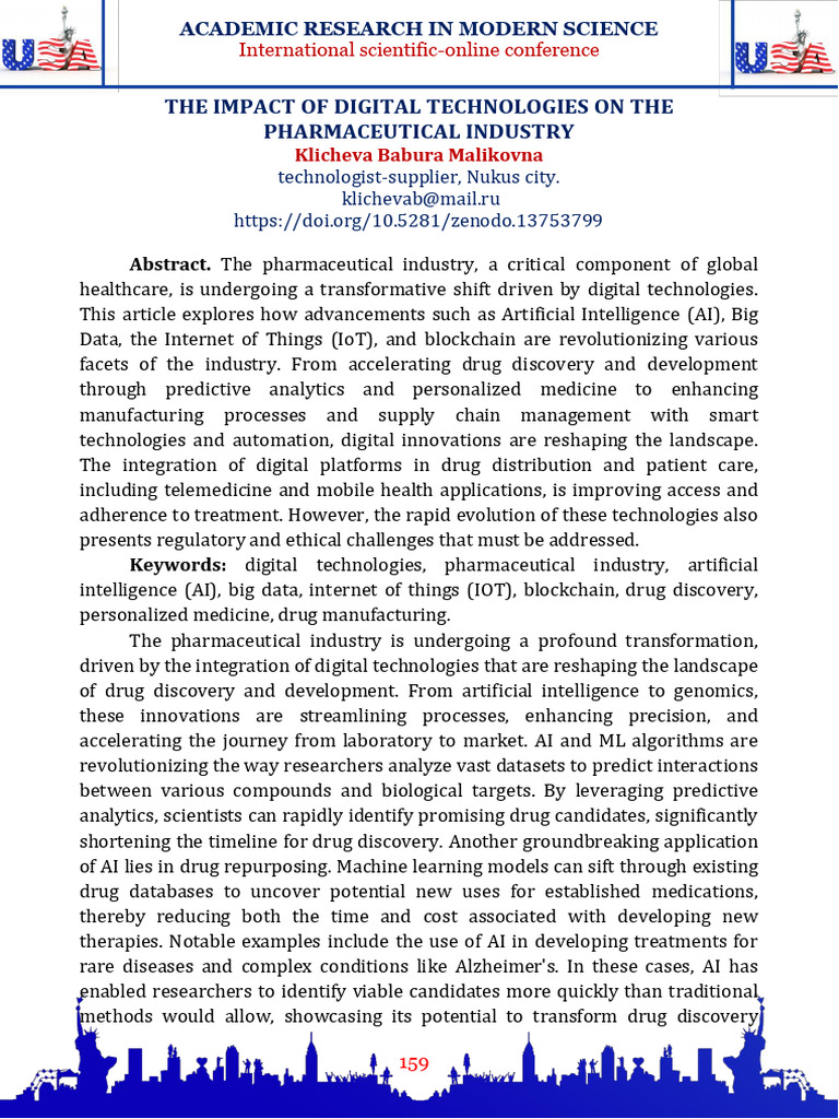 The Impact of Digital Technologies | PDF | Internet Of Things ...