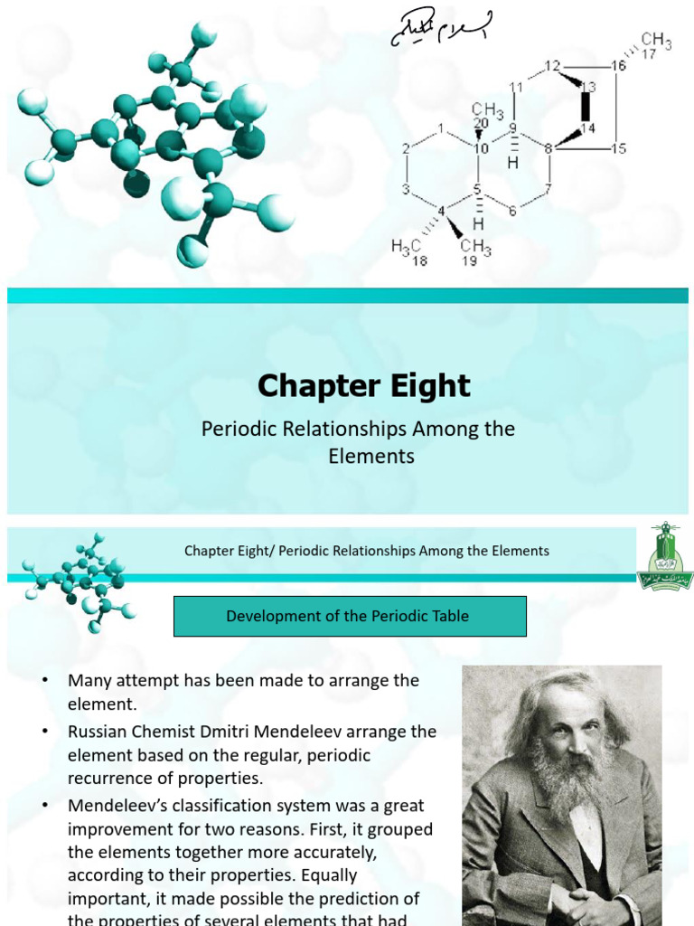 Chapter+8 Chemistry Chemistry Chemistry | PDF | Periodic Table | Ion