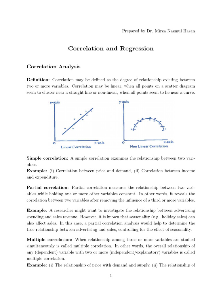 Correlation and Regression | PDF | Linear Regression | Regression Analysis
