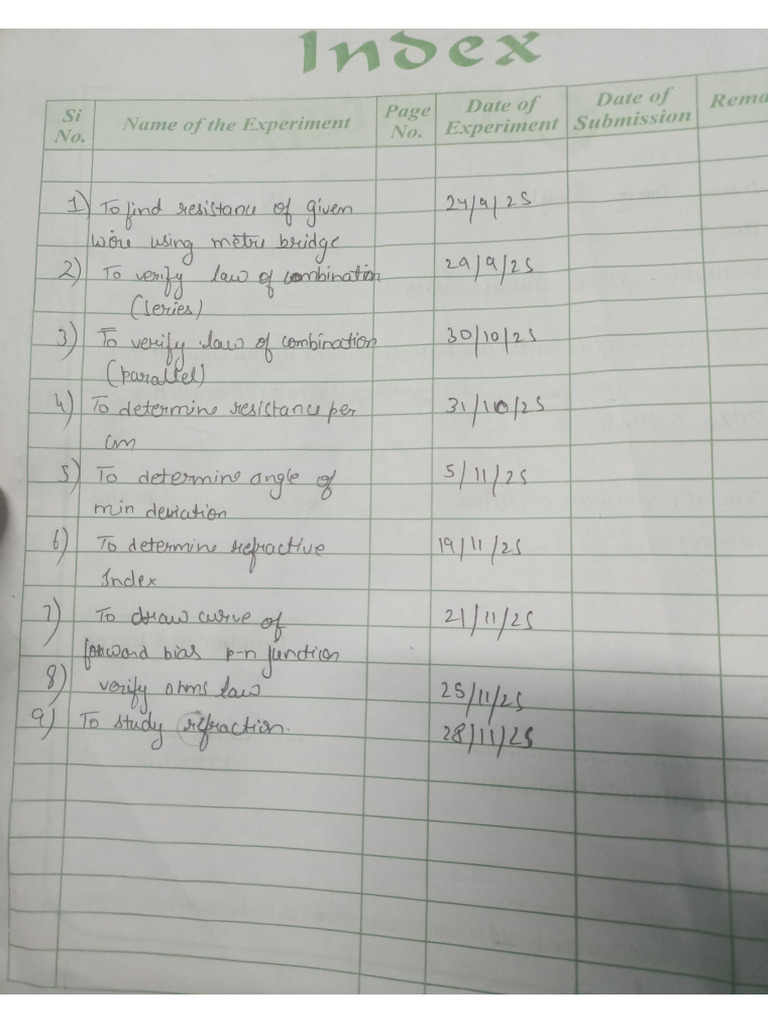 Phy Practical | PDF