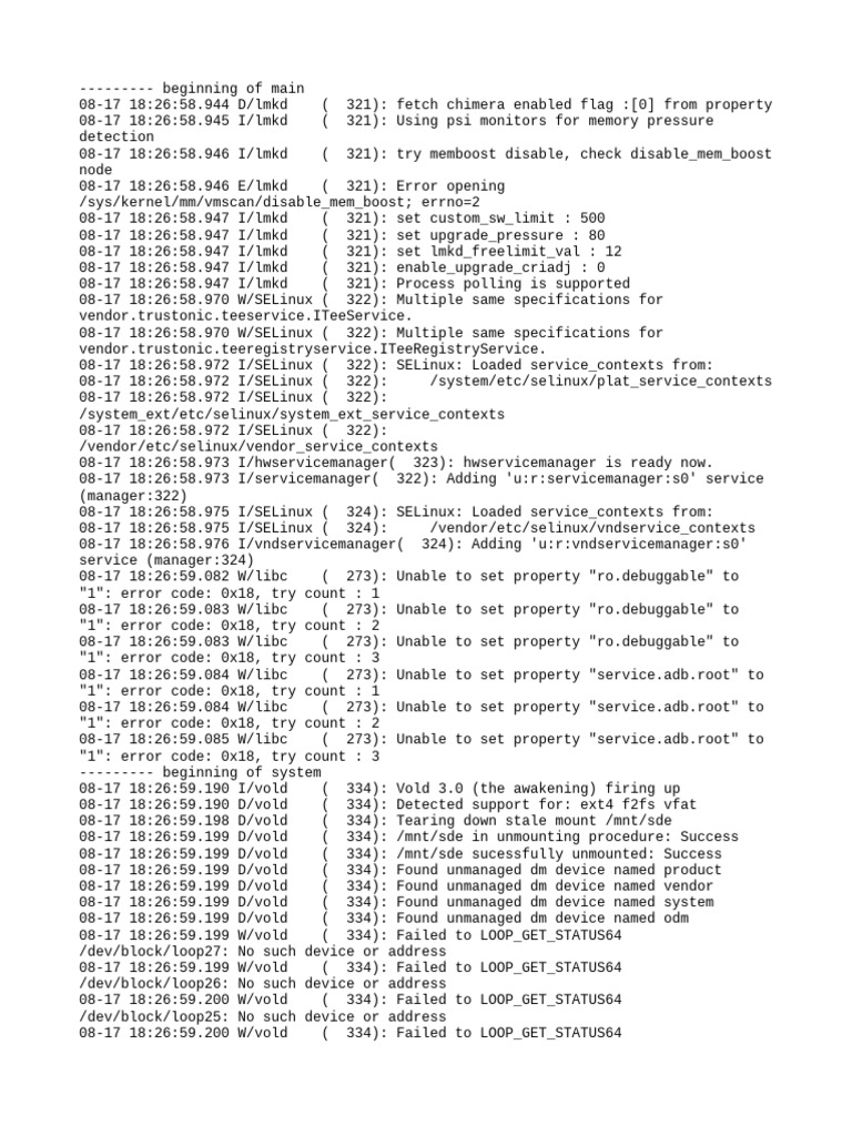 Logcat CSC Update Log | PDF | Computing | Operating System Technology