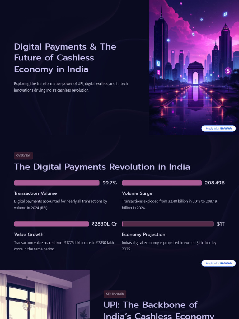 Digital Payments and The Future of Cashless Economy in India | PDF ...